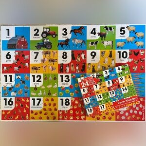 Melissa & Doug Farm Number 24 Piece Floor Puzzle